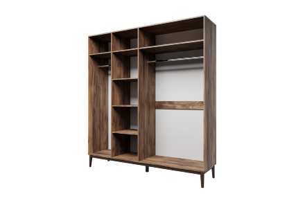 Шкаф 4-х дверный Гориция, Сапфировый 